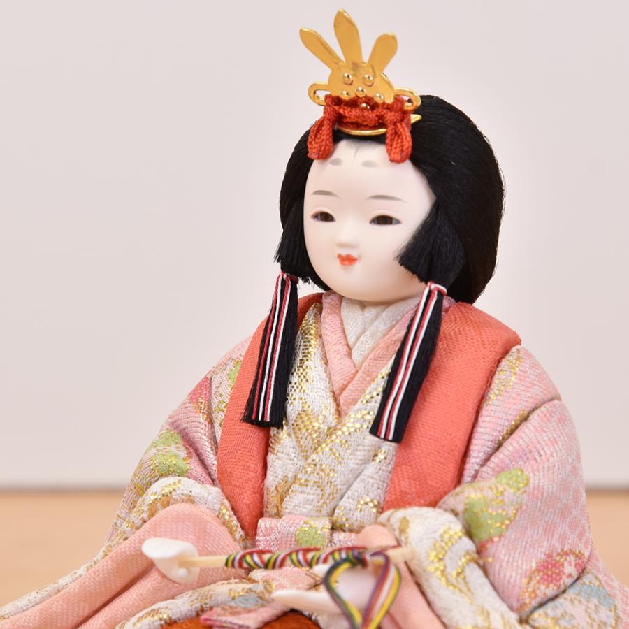 雛人形 コンパクト 可愛い 丸型 おしゃれ 白色 ホワイト モダン