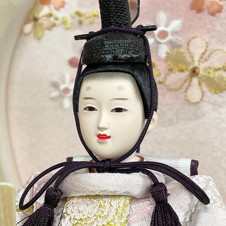A162 ホワイトベージュ 雛人形 モダン 初節句 雛人形 コンパクト かわいい マンション モダン 白 女の子 ミニ