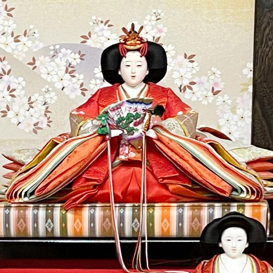 雛人形 松寿作 段飾り 15人飾り 7段飾り ミニ セット おしゃれ モダン 