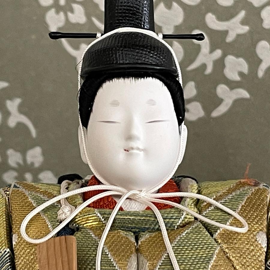雛人形 コンパクト 幸一光 翠 木目込み おしゃれ ミニ 親王飾り モダン セット 小さい ひな人形