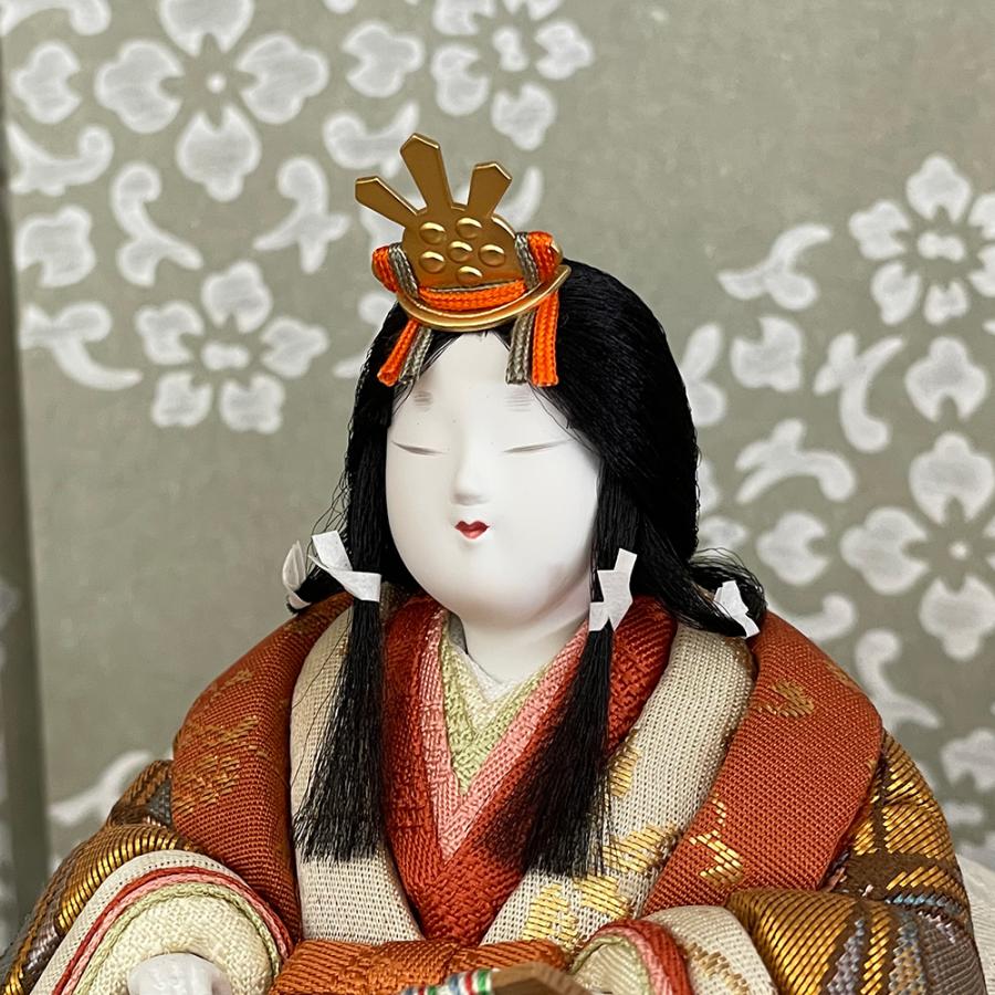 雛人形 コンパクト 幸一光 翠 木目込み おしゃれ ミニ 親王飾り モダン セット 小さい ひな人形