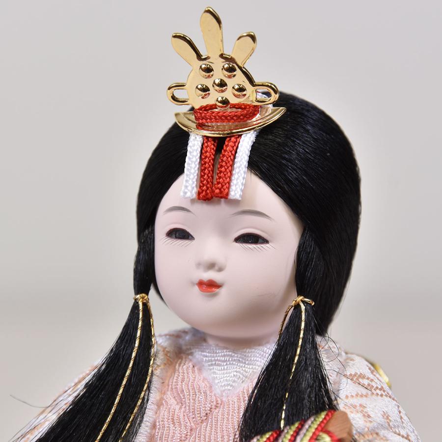 雛人形 コンパクト おしゃれ お祝い ひな人形 木目込み 幅29cm ミニ