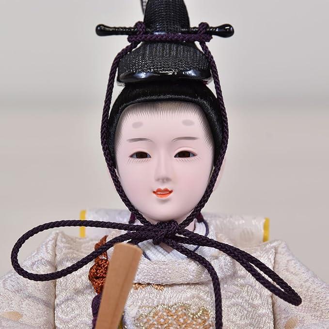 雛人形 コンパクト 収納飾り ミニ 初節句 くすみカラー ひな人形