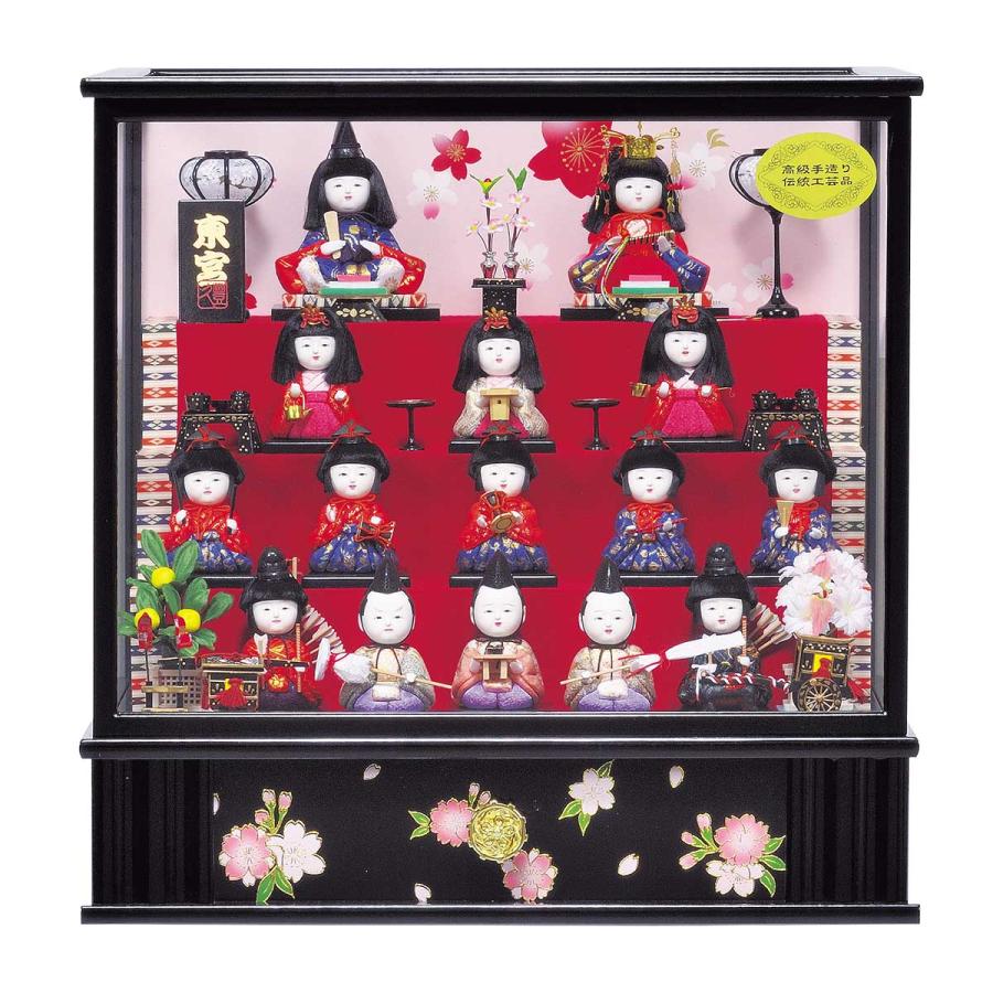 ひな人形 木目込み ケース入り  かわいい　木目込人形  親王飾　久月 ひな人形 木目込み ケース入り かわいい 木目込人形 親王飾 久月