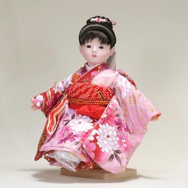 【希少品】 市松人形　抱き人形　10号　いちまつ人形 10号遊64-001 【V4846814598】(25189円)