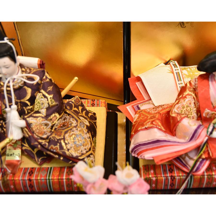 中古品 雛人形 コンパクト 久月作 京十一番親王飾り 光匠作 かわいい おしゃれ モダン 華やか 300283 【WSO1935512500】(68640円)