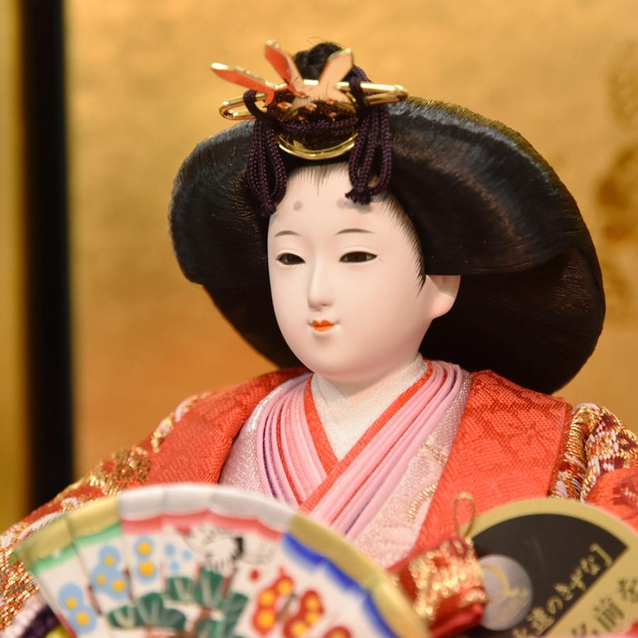 中古品 雛人形 コンパクト 久月作 京十一番親王飾り 光匠作 かわいい おしゃれ モダン 華やか 300283 【WSO1935512500】(68640円)