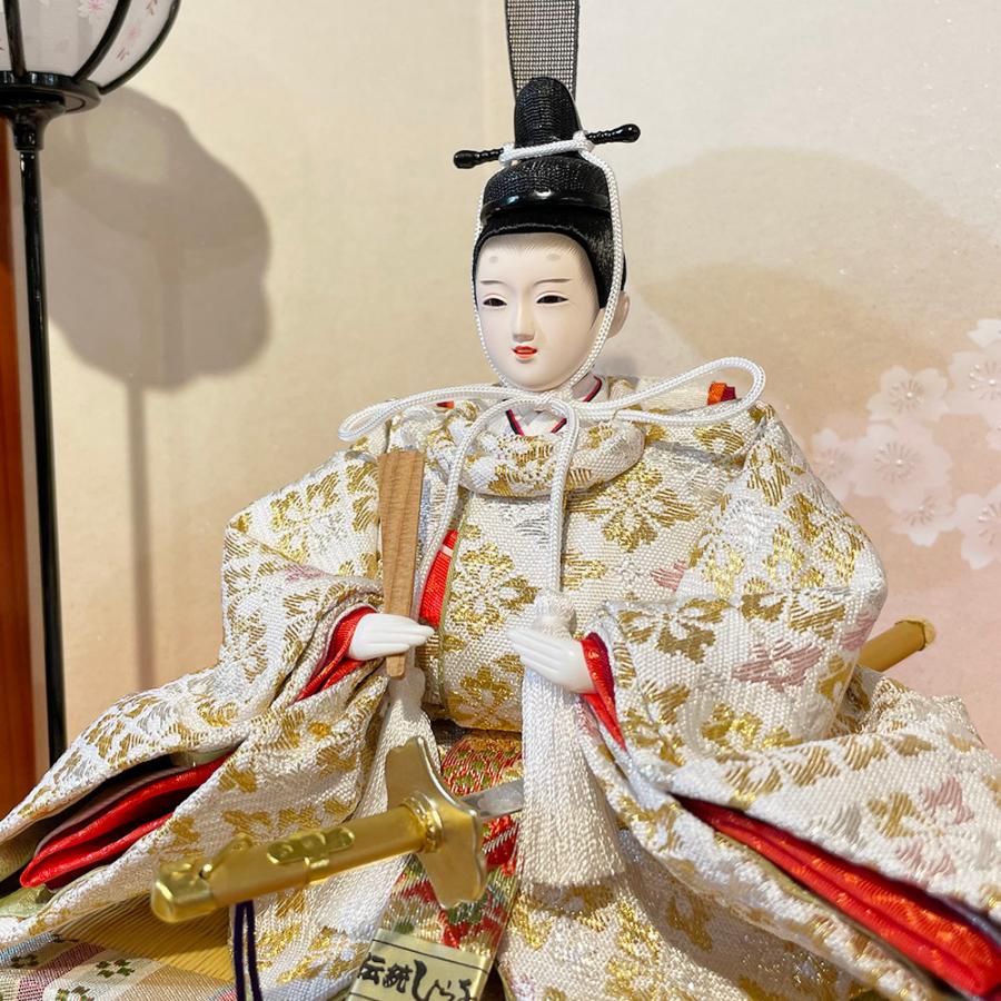 久月 雛人形 ひな人形 お祝い 収納飾り 収納式 結 春うらら 親王飾り 