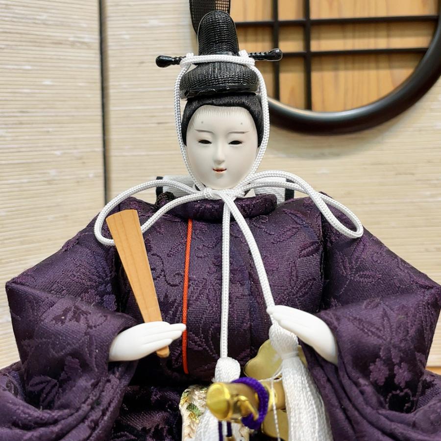 久月 雛人形 ひな人形 お祝い 収納飾り 収納式 銘木 屋久杉 親王飾り