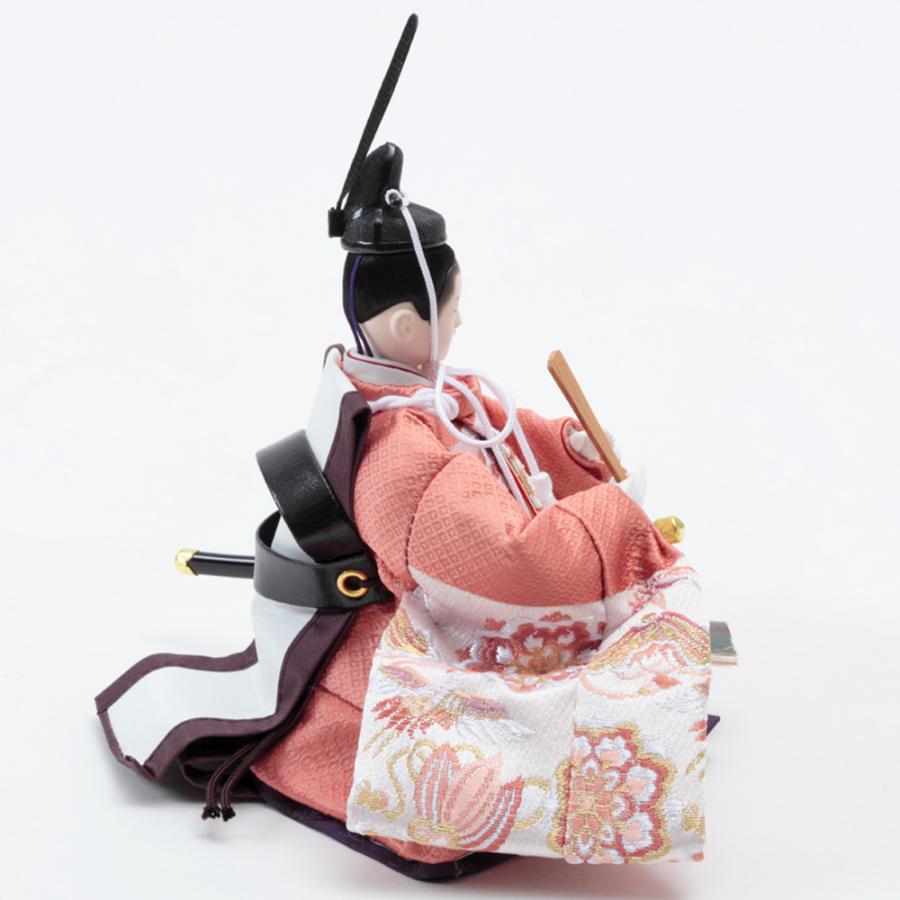 久月 雛人形 ひな人形 お祝い 平飾り 親王飾り 二人飾り ピンク 白