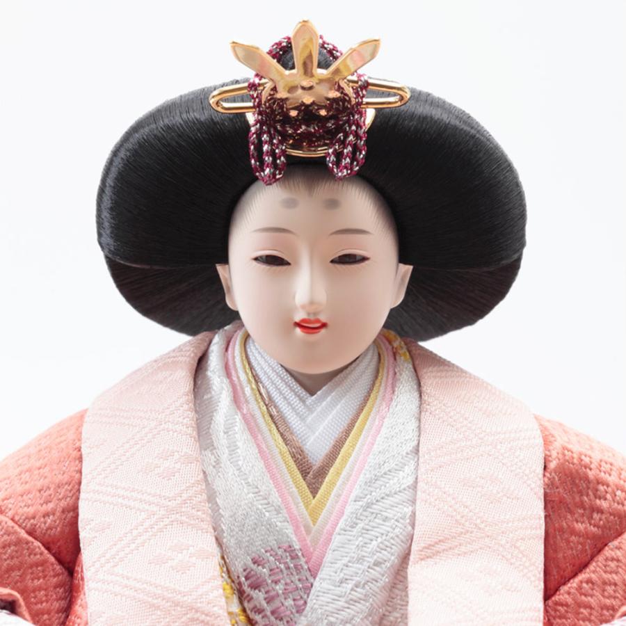 雛人形 ひな人形 久月 お祝い 平飾り 親王飾り 二人飾り ピンク 白 かわいい おしゃれ モダン お雛様 おひな様 チNO7 2026_7