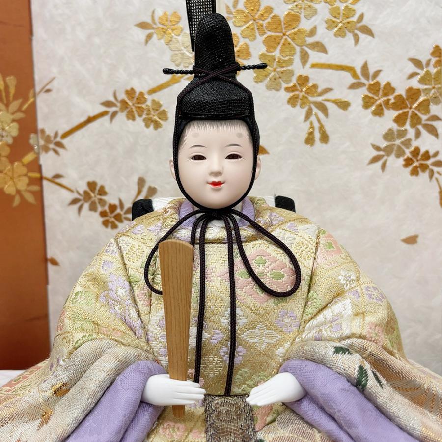 香寿作 お雛飾　親王飾り　雛人形　お雛様 ガラスケース入り 香寿作 お雛飾親王飾り雛人形お雛様 ガラスケース入り