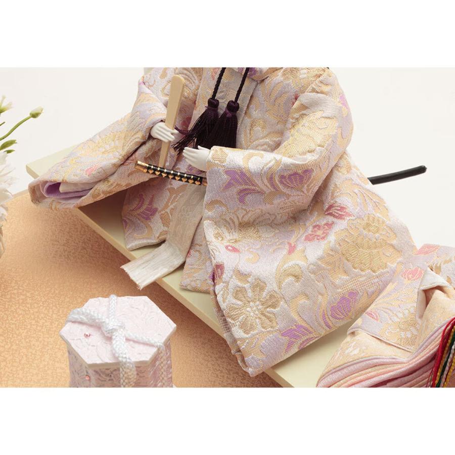 久月 雛人形 ひな人形 ケース飾り お祝い コンパクト ケース入り