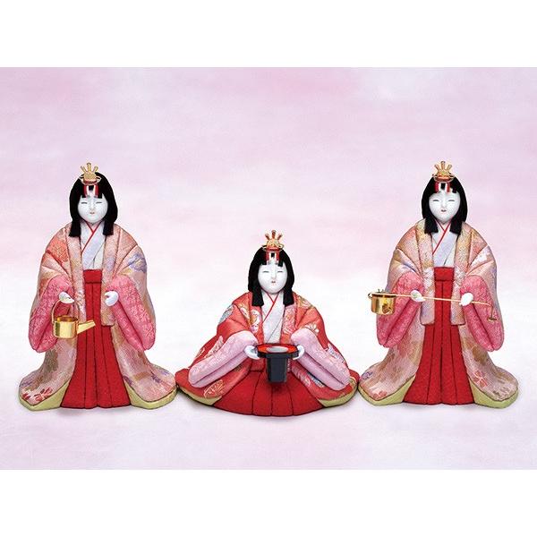 雛人形 真多呂 木目込み ひな人形 和泉 三人官女 単品 2021