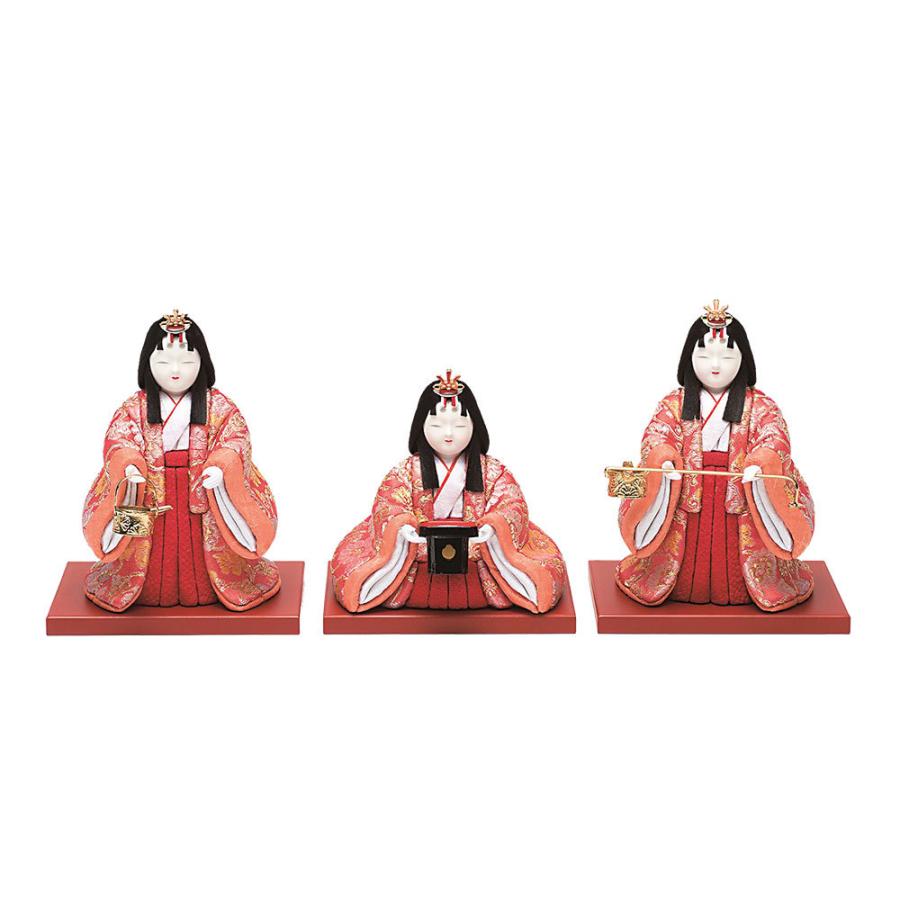 高速配送 雛人形 真多呂 木目込み 可愛い かわいい コンパクト 逸品官女 楽人 随身 銀鈴官女 組台付 人気ブランド Smmacademy Ru