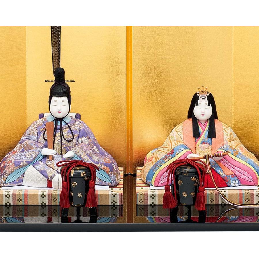 雛人形 真多呂 木目込み 親王飾り 彩音セット コンパクトかわいい