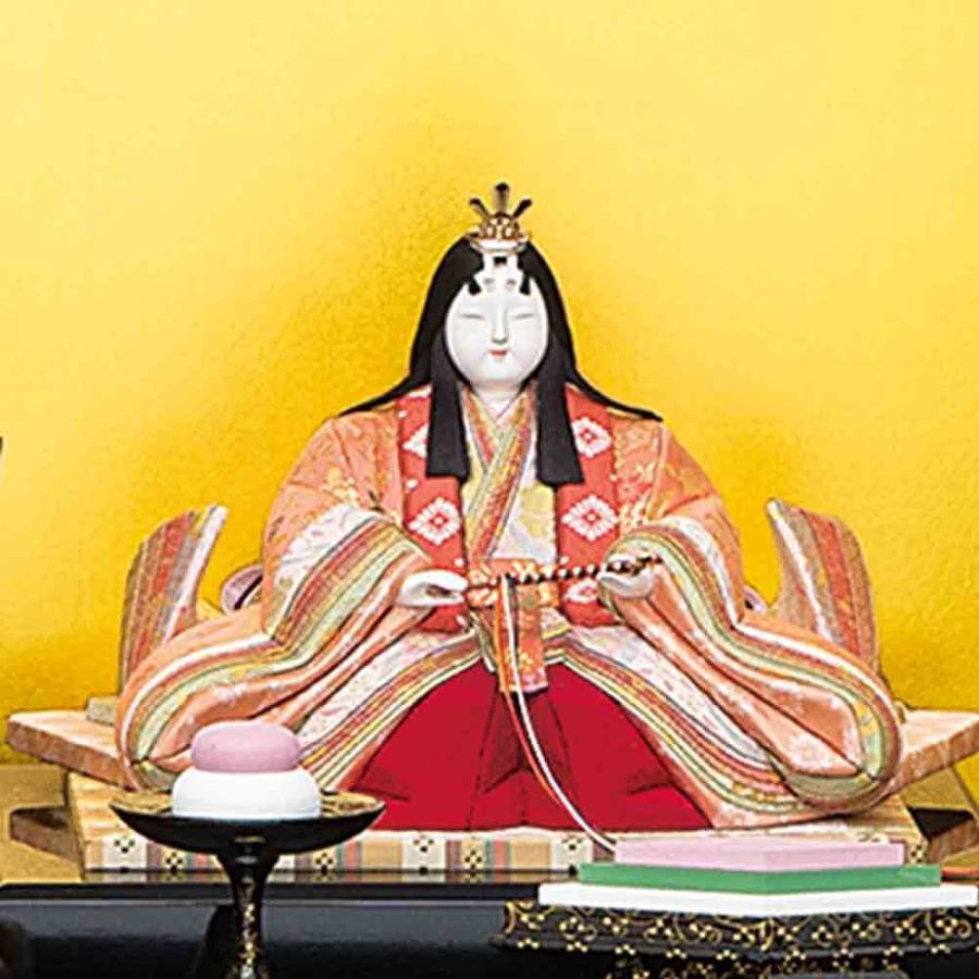 雛人形 木目込み 真多呂 段飾り 三段 本金朱雀雛15人飾り 本金 伝統