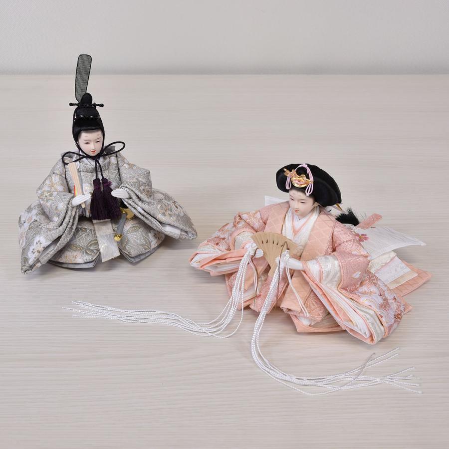 雛人形 コンパクト ミニ くすみ色 おしゃれ かわいい ひな人形 可愛い