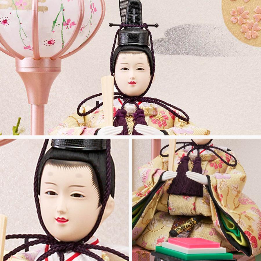 雛人形 コンパクト ミニ 選べる ケース飾り 栓欅 アクリル 姫華豆親王