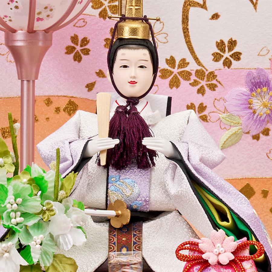 雛人形 ケース飾り ひな人形 初節句 桃の節句 おしゃれ お雛様 コンパクト ケース入り 親王飾り ピンク アクリル 親王飾り 刺繍 263-258 2026_3