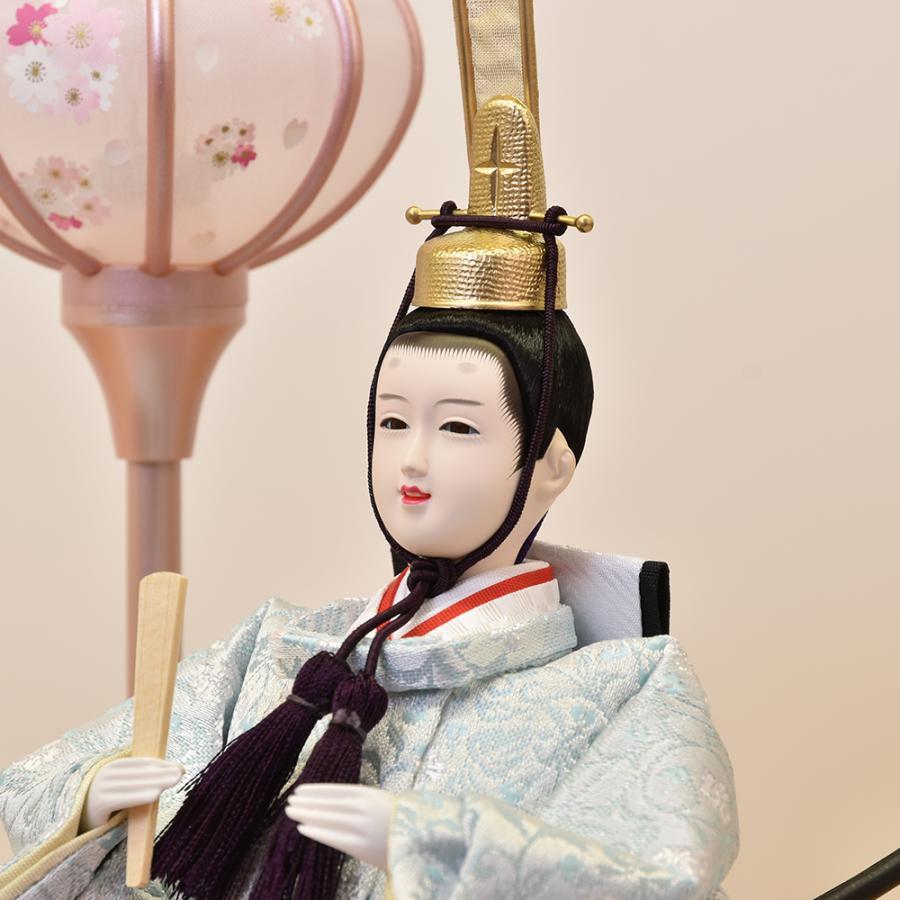 雛人形 コンパクト ケース飾り 選べる ミニ 丸型 紫ボカシ 桃ボカシ 飾り花 アクリル 小三五親王飾り 金襴仕立 おしゃれ おひな様 かわいい モダン 243-270 2026_6