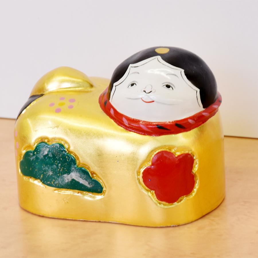 雛人形 ひな人形 おとぎ犬 2匹 収納箱入 金箔 コンパクト かわいい