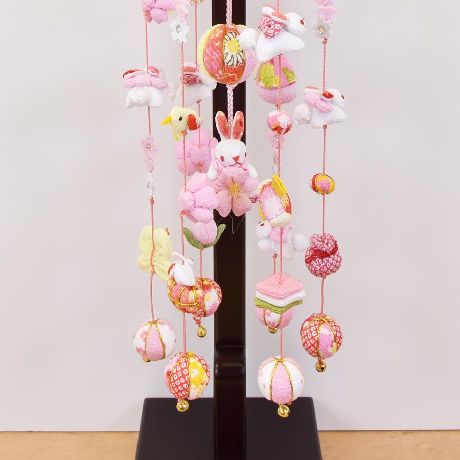 雛人形 コンパクト 吊り飾り お祝い こつぶ うさぎ小 かわいい おしゃれ 台付き_4