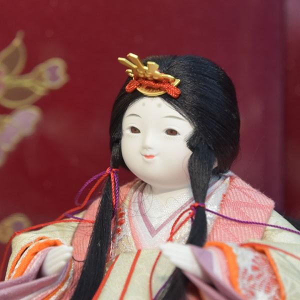 雛人形 京友禅 ひな人形 5人飾り 幼顔 お雛様 初節句飾り お祝い 46t
