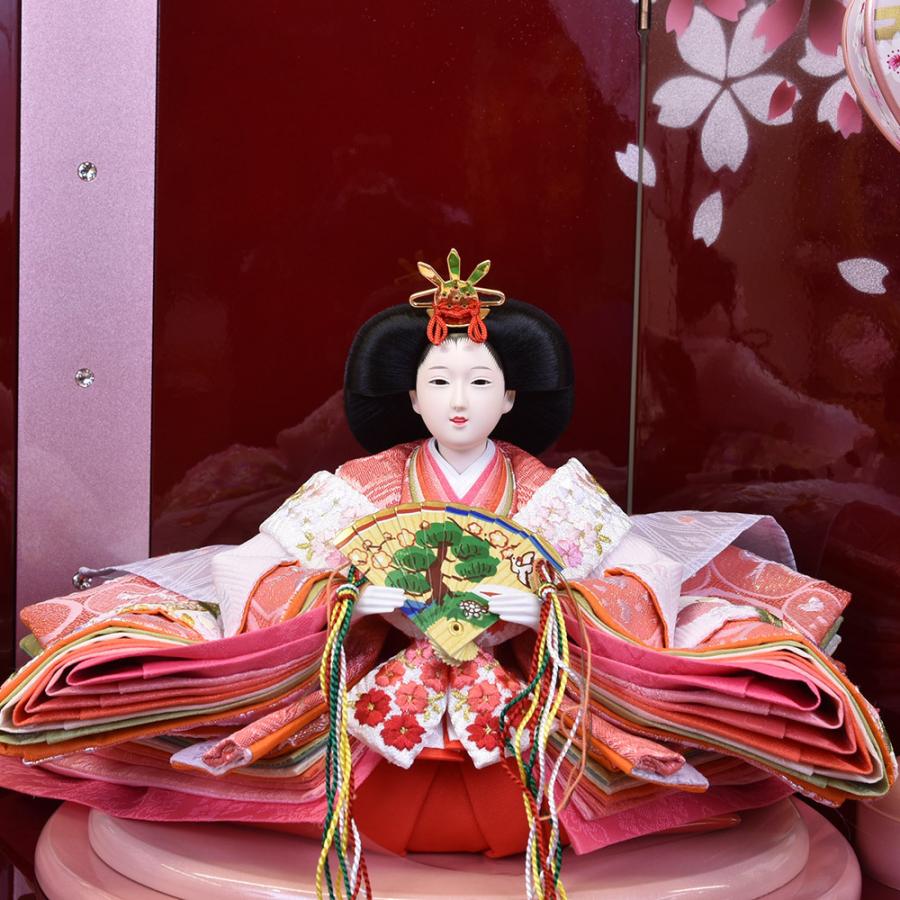 雛人形 ピンク パープル おしゃれ かわいい ひな人形 お雛様 初節句飾り お祝い 親王飾り 2人 平飾り 46t A3sen18 42 雛人形 五月人形 販売 通販の陣屋 通販 Yahoo ショッピング