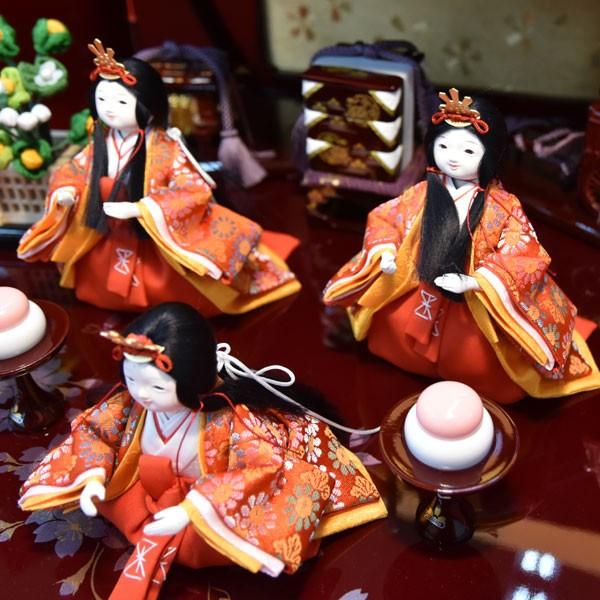 雛人形 五人飾り 超 コンパクト 5人 ミニ ひな人形 おしゃれ かわいい 初節句 お雛様 シンプル 台屏風折畳式