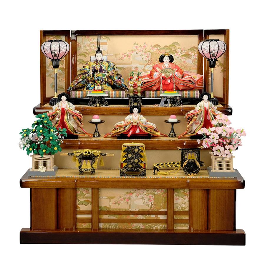 雛人形 ひな人形 お祝い 三段飾り 3段飾り 五人飾り 5人飾り おしゃれ かわいい おしゃれ 可愛い