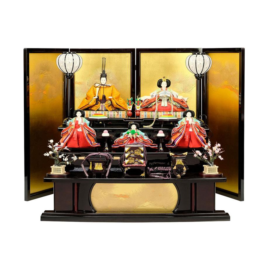 【初期/レア】 雛人形 ひな人形 お祝い 三段飾り 3段飾り 五人飾り 5人飾り おしゃれ かわいい おしゃれ 可愛い 【EIM4060206759】(143990円)