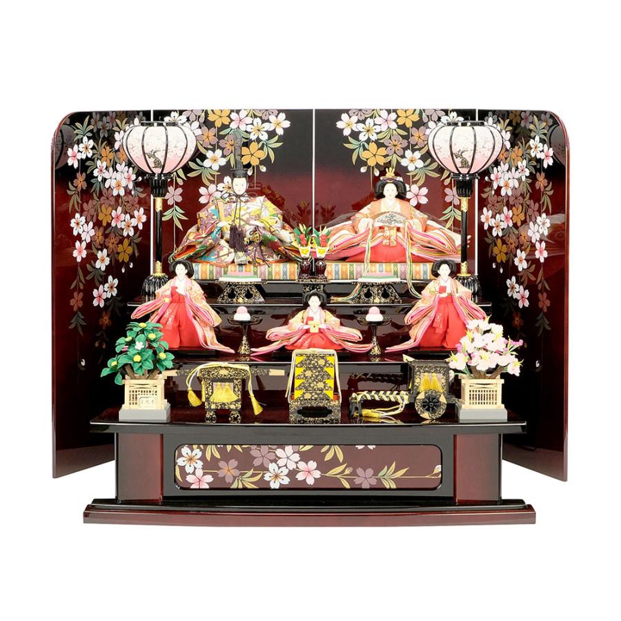 雛人形 ひな人形 お祝い 三段飾り 3段飾り 五人飾り 5人飾り おしゃれ かわいい おしゃれ 可愛い