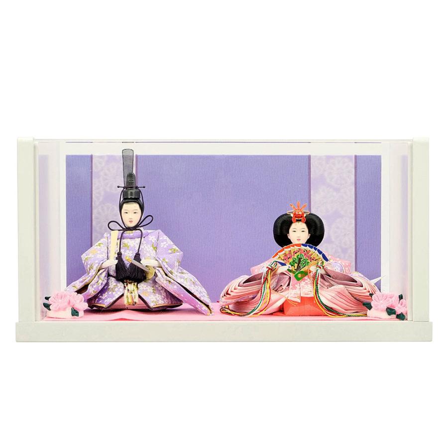 保証書付 雛人形 ひな人形 お祝い ケース飾り 親王飾り 二人飾り 2人飾りアクリルケース おしゃれ かわいい おしゃれ 可愛い コンパクト 数量限定 特売 Mobile Scotturb Com