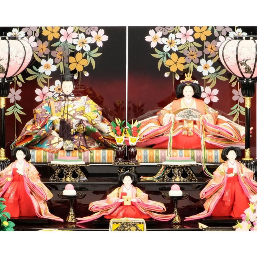 雛人形 ひな人形 お祝い 三段飾り 3段飾り 五人飾り 5人飾り おしゃれ かわいい おしゃれ 可愛い ゲーム、おもちゃ 季節玩具