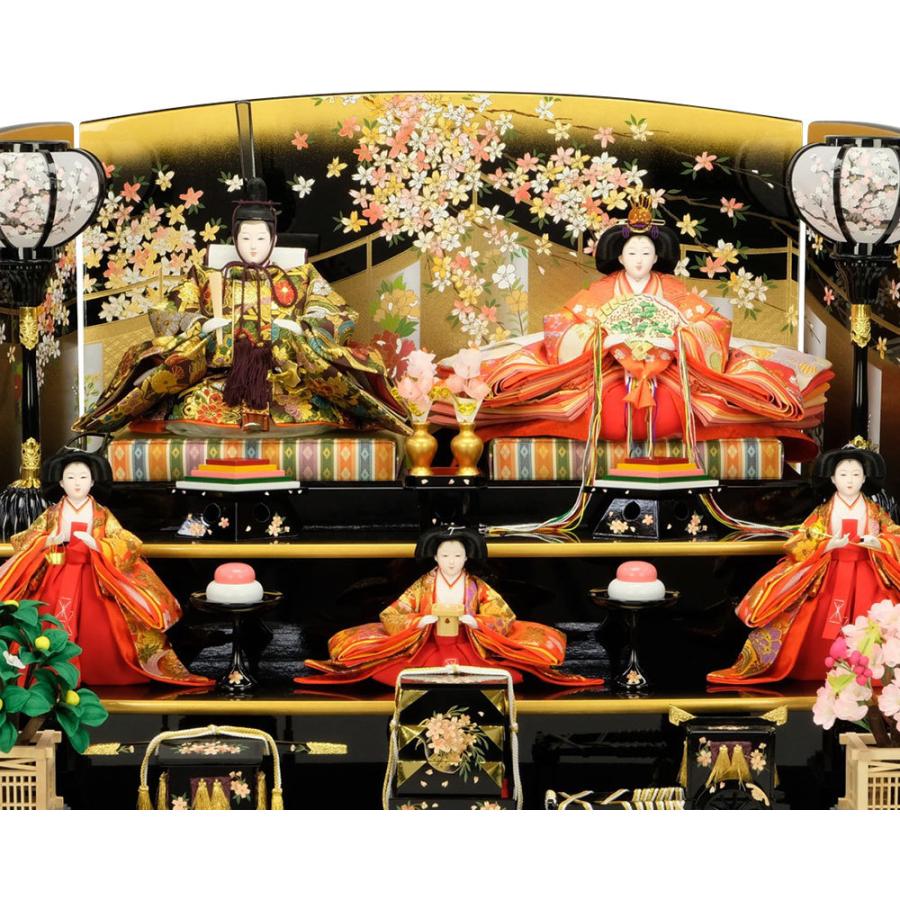 【ラスト1点】 雛人形 ひな人形 お祝い 三段飾り 3段飾り 五人飾り 5人飾り おしゃれ かわいい おしゃれ 可愛い 【CEG1981658424】(70277円)