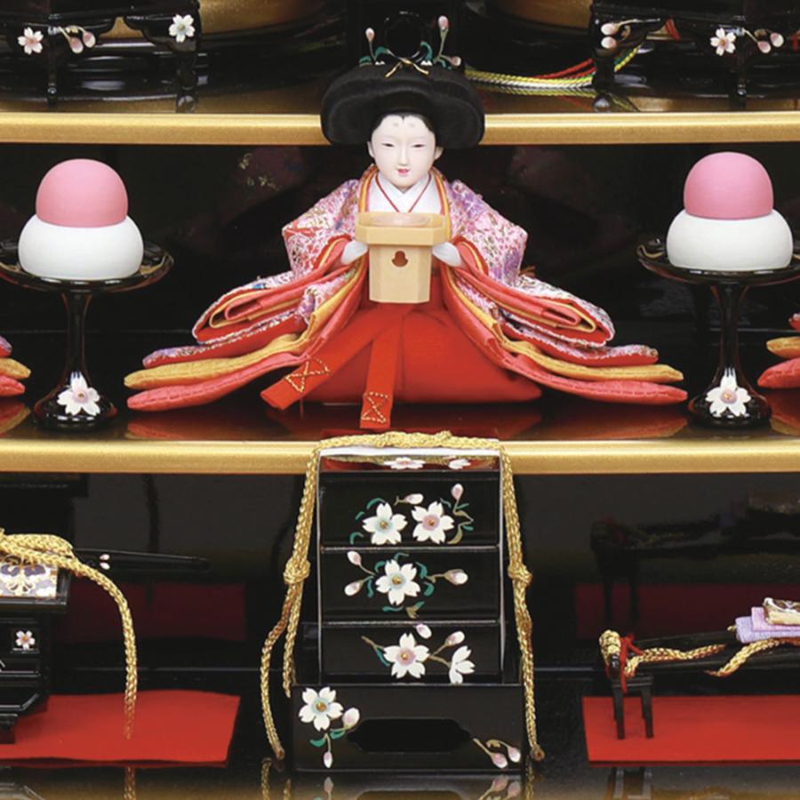 雛人形セット ひな祭り 補足写真 その10 官女の3