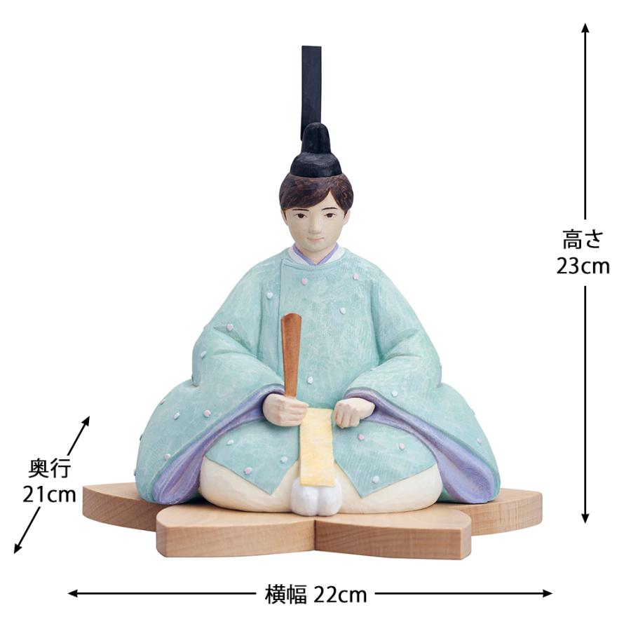 雛人形 おしゃれ コンパクト 親王飾り 木製 かわいい 人気 花の宴 Atelier -アトリエ- 手作り 灰原 愛 ミニ 2024