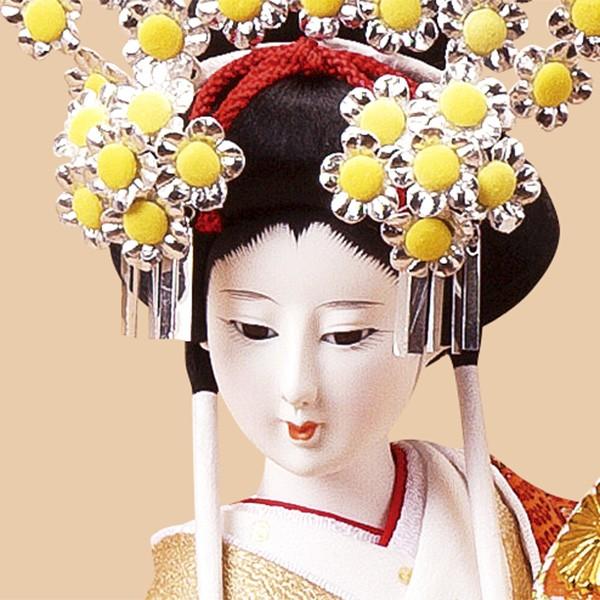 日本人形 10号尾山人形 オ1423 金らん : 雛人形-五月人形-販売-通販の