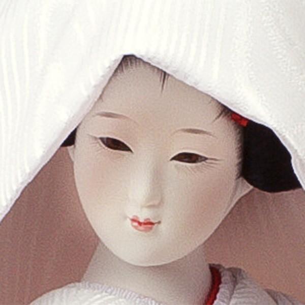 日本人形 8号尾山人形 極上737 白むく 花嫁 : 雛人形-五月人形-販売