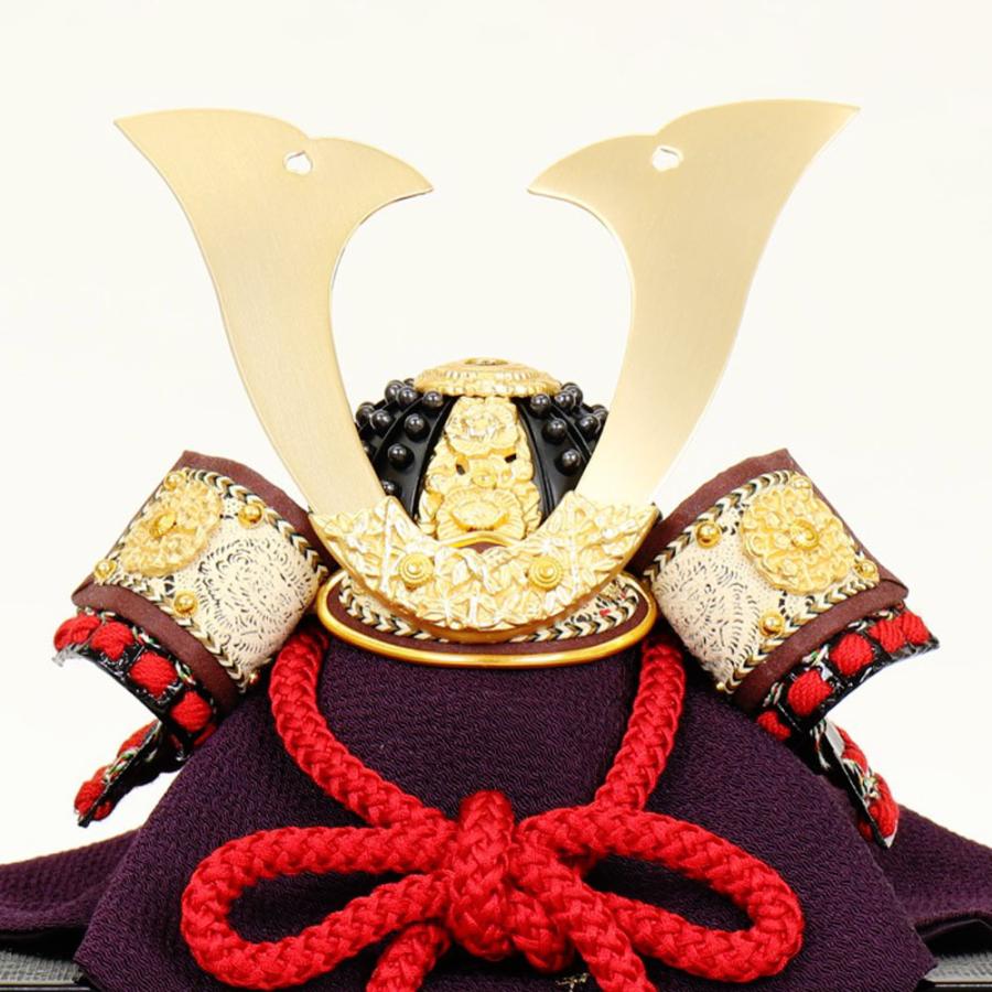 5月人形 五月人形 お祝い 兜飾り 1/5号 櫃付 竹雀 節句人形工芸士 辰広
