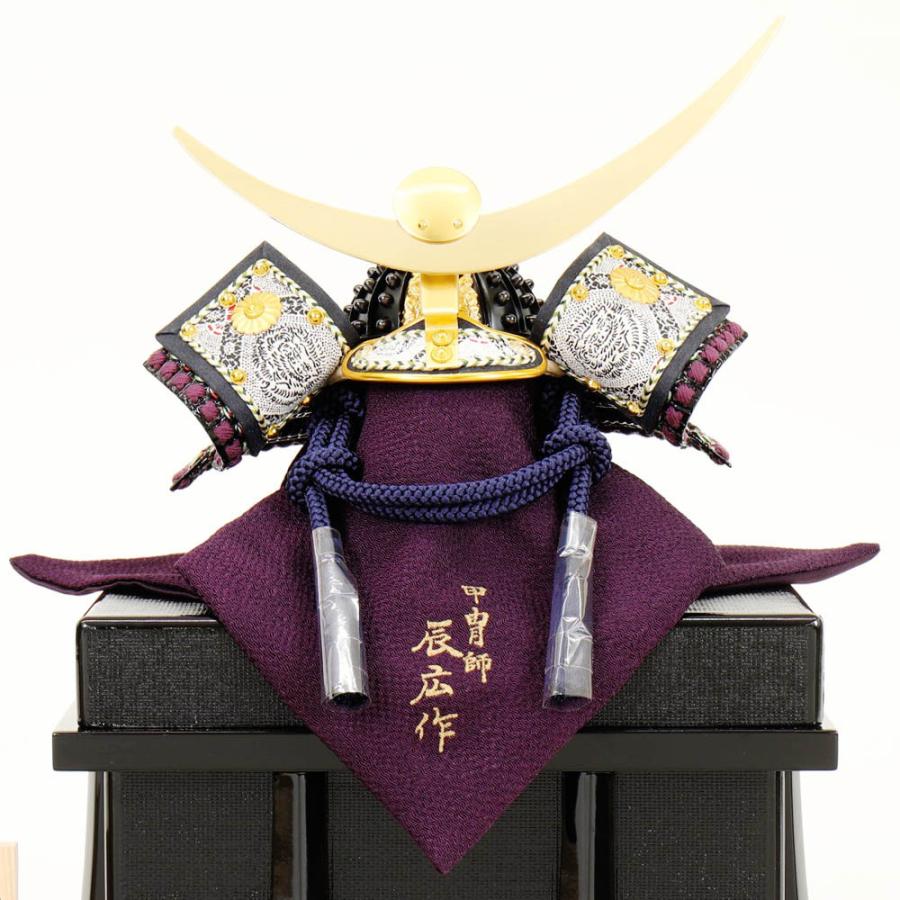 5月人形 五月人形 お祝い 兜飾り 1/5号 将 櫃付 節句人形工芸士 辰広