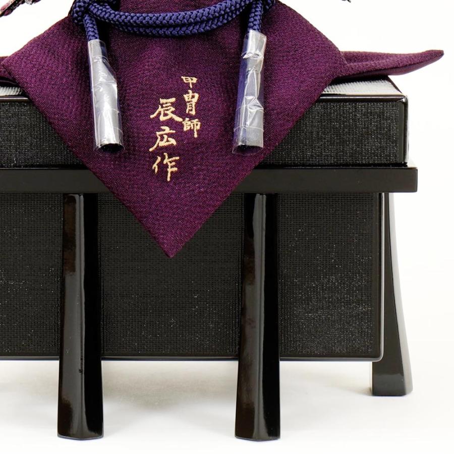5月人形 五月人形 お祝い 兜飾り 1/5号 将 櫃付 節句人形工芸士 辰広