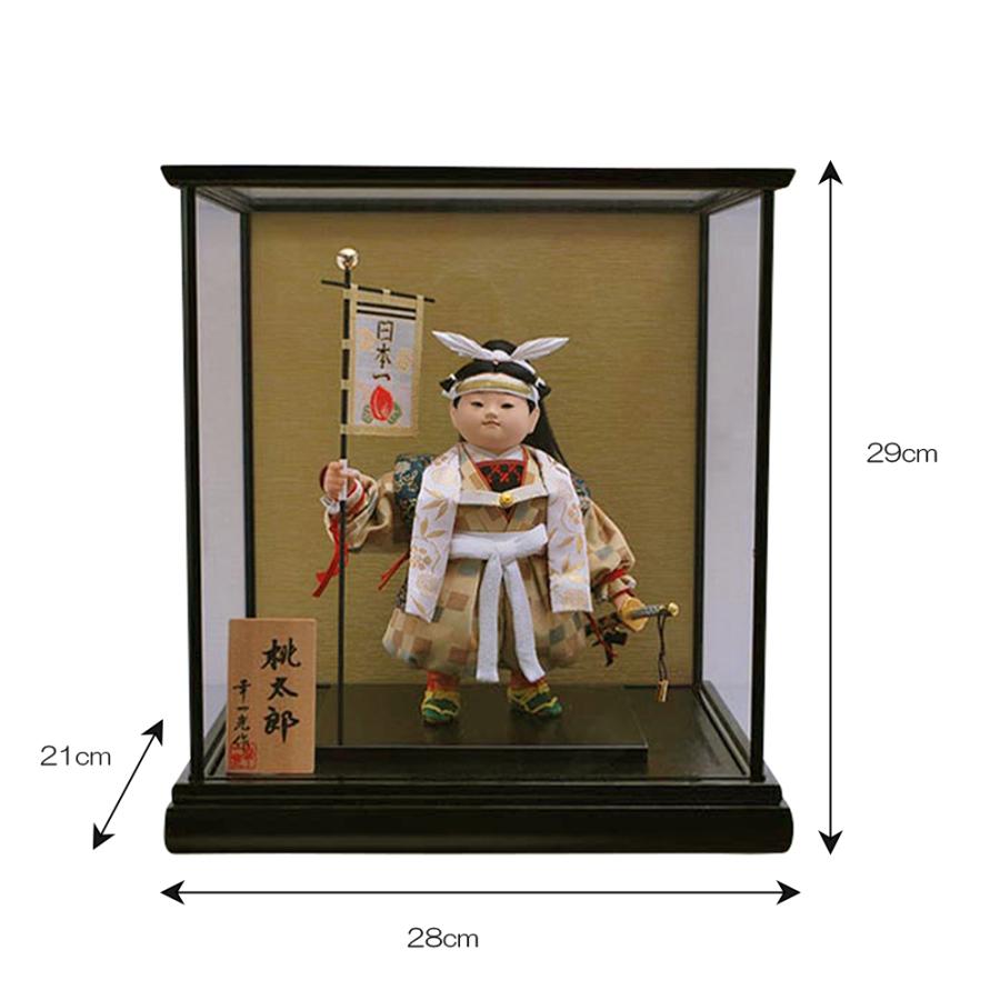 ［コロナ応援特価！］子供大将ガラスケース飾り コロナ応援特価！］子供大将ガラスケース飾り コロナ応援特価