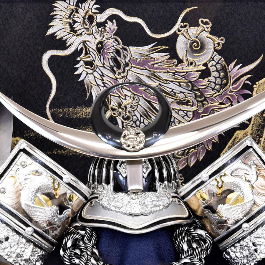 五月人形 コンパクト 上杉 兜 ケース入り 5月人形 上杉謙信 武将 ミニ