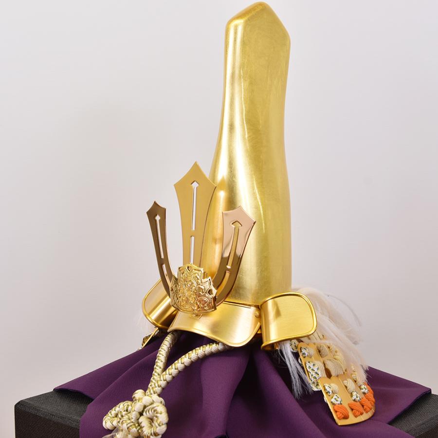 五月人形 コンパクト お祝い 兜飾り 平飾り 名将 武将 前田利家 台屏風