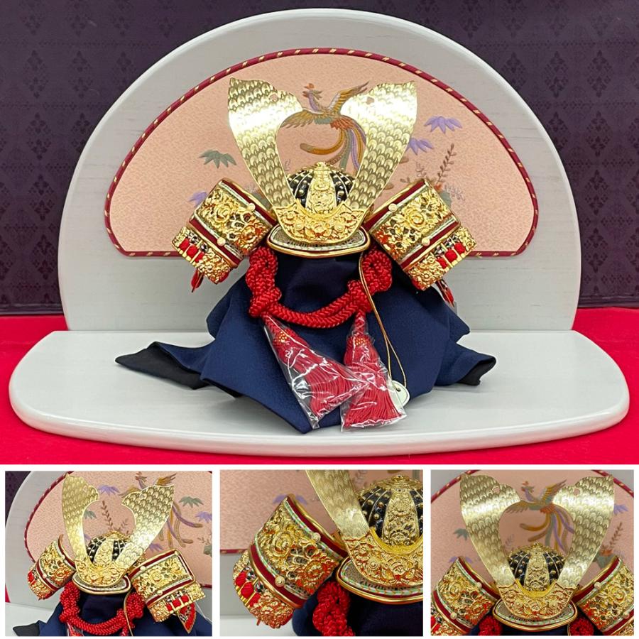 五月人形 兜飾り コンパクト 選べる 平飾り 武将 名将 伊達 政宗 上杉