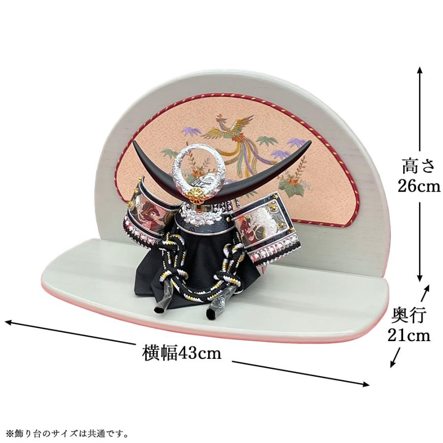 五月人形 兜飾り コンパクト 選べる 平飾り 武将 名将 伊達 政宗 上杉