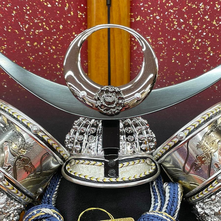 五月人形 兜飾り コンパクト 収納 上杉 謙信 龍 竜 選べる 武将 名将