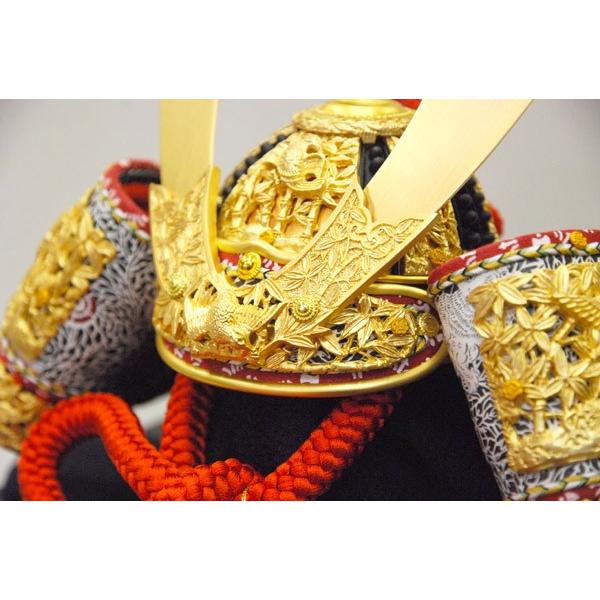 五月人形 単品 兜飾り かぶと 竹雀 雄山作 kabuto-49 : 雛人形-五月